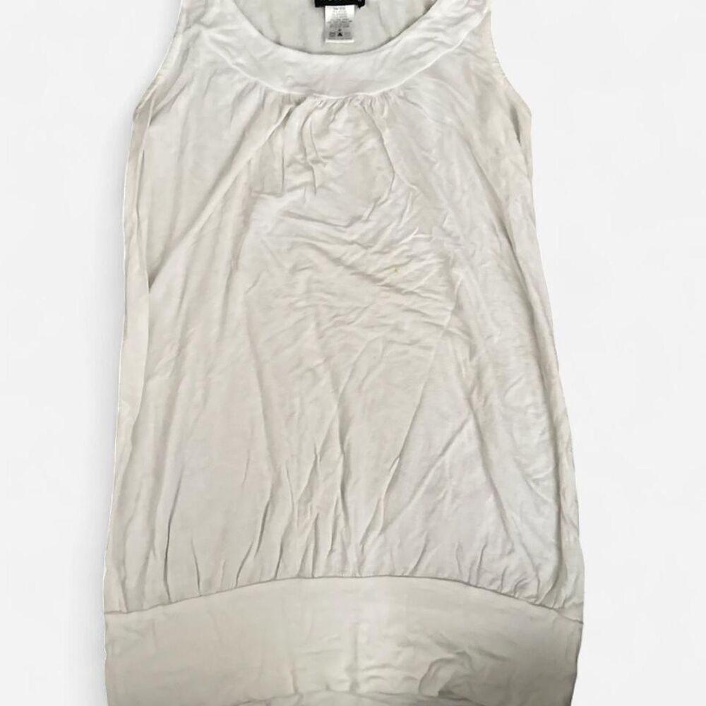 Wet Seal Women's White Tunic Tank Y2K